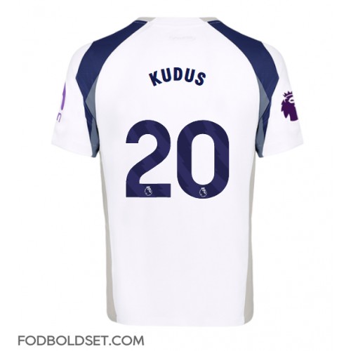 Tottenham Hotspur Mohammed Kudus #20 Hjemmebanetrøje 2025-26 Kortærmet